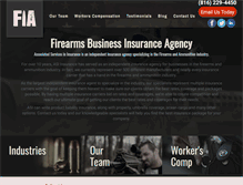 Tablet Screenshot of firearmsinsuranceagent.com